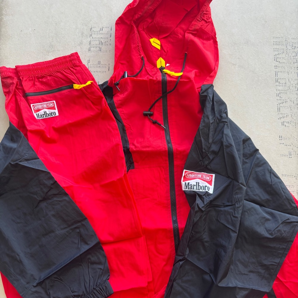 Vintage 90s Marlboro Adventure Team Tracksuit Set